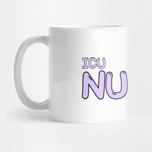 Intensive Care Unit (ICU) Nurse Purple Mug